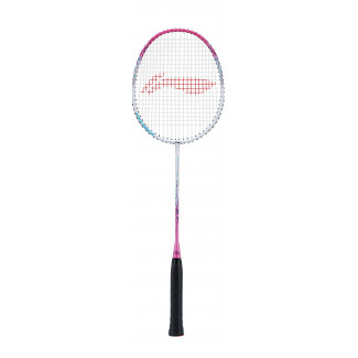 Bedmintonová raketa Li-Ning AXFORCE 9 bielo-ružová