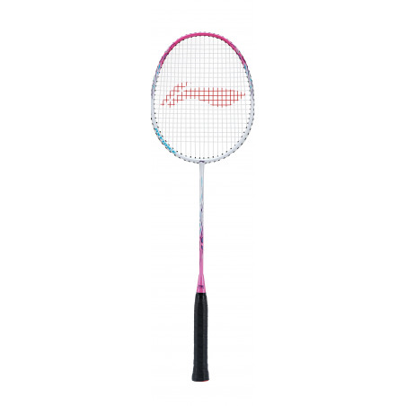 Bedmintonová raketa Li-Ning AXFORCE 9 bielo-ružová